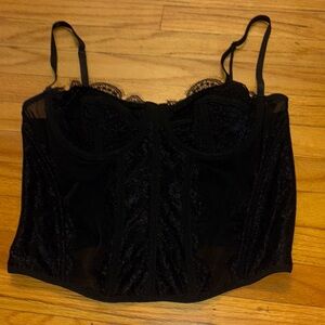 SHEIN Black Lace Bandeau